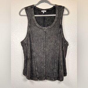 White Birch Black Tank Top